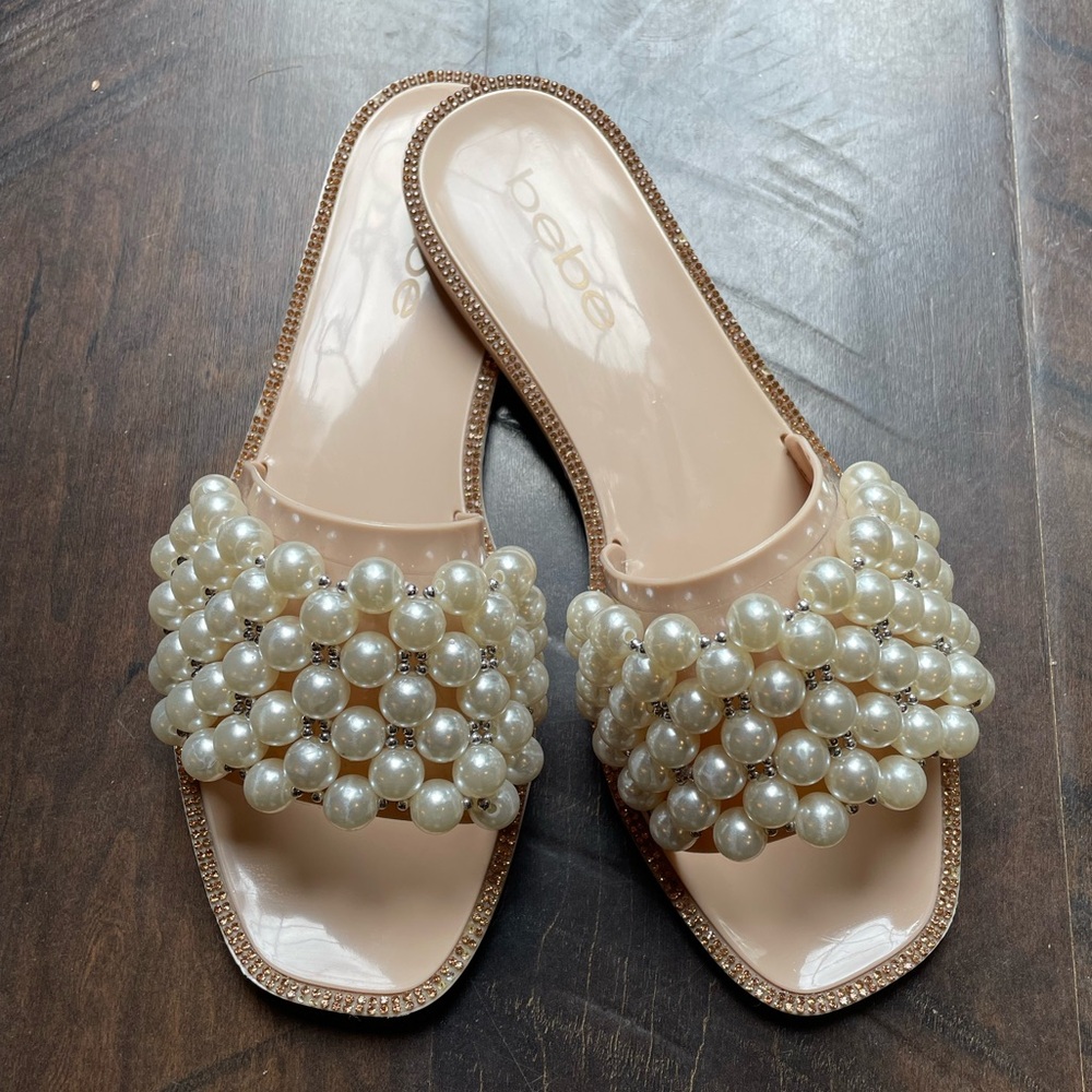 Bebe Pearl Flats - Size 8